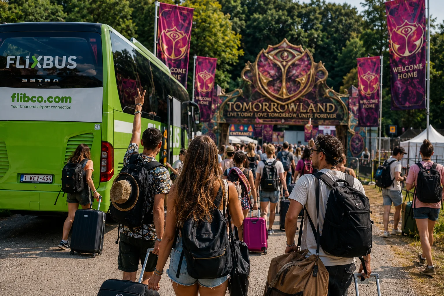 La guía definitiva para llegar a Tomorrowland desde Italia con FlixBus