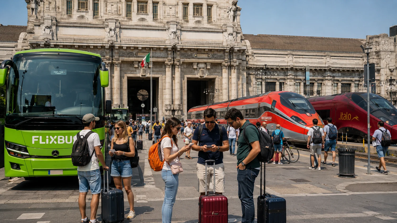 FlixBus vs Trenitalia vs Italo: ¿Cuál es la forma más barata de viajar por Italia?