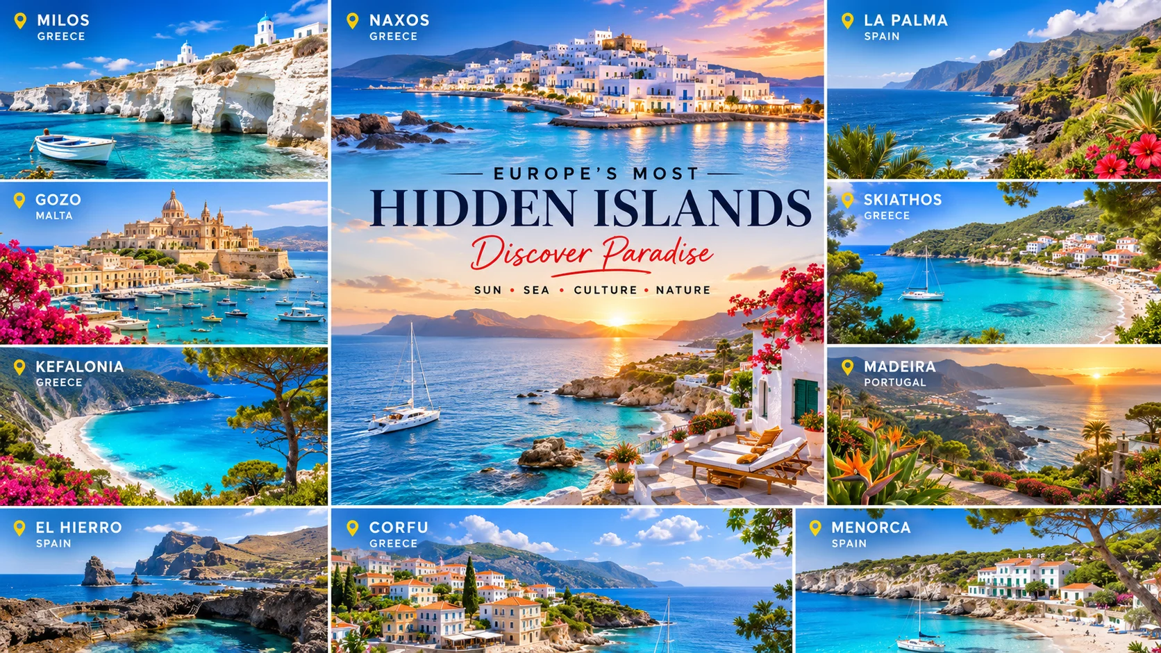 10 islas europeas escondidas Los alemanes reservan a través de TUI en lugar de Mallorca